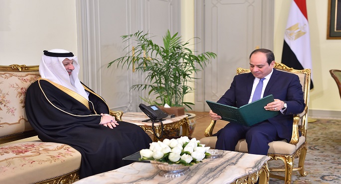 الرئيس السيسي يتسلم رسالة من العاهل السعودي تؤكد على التعاون الاستراتيجي الراسخ بين البلدين