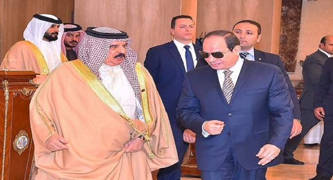 ملك البحرين يعزي الرئيس السيسي في وفاة مبارك