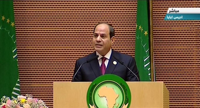 بالفيديو .. الرئيس السيسي: القضية الفلسطينية ستظل حاضرة في قلوب وضمائر الدول الأفريقية المتضامنة معها