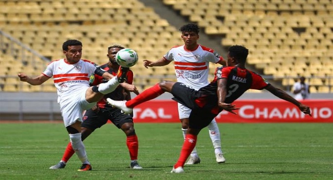 الزمالك يتعادل مع أول أغسطس الأنجولي سلبيا بدوري أبطال أفريقيا