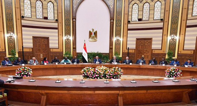 بالصور .. الرئيس السيسي يؤكد أهمية دور المحاكم الدستورية في عملية التنمية في أفريقيا