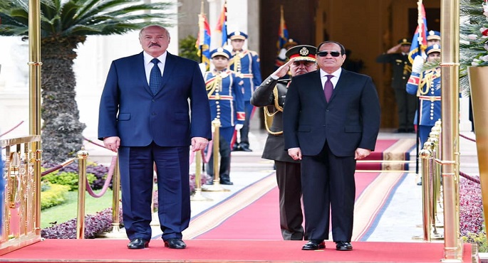 السيسي: حريصون على تعميق العلاقات بين مصر وبيلاروسيا فى شتى المجالات