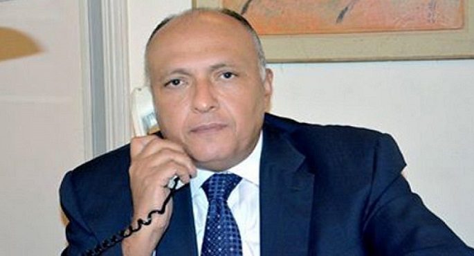 شكري يتبادل الاتصالات مع نظيريه الجزائرى والمغربى فى إطار متابعة التطورات بمنطقة الكركرات