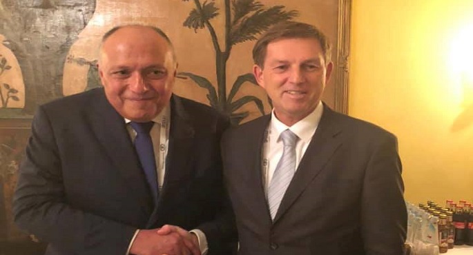 شكري يعقد لقاءً مع وزير خارجية سلوفينيا على هامش مؤتمر ميونخ للأمن