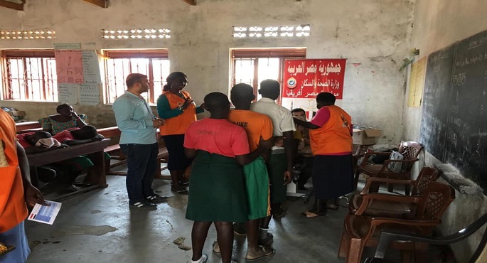 بالصور.. قافلة طبية مصرية في جنوب السودان