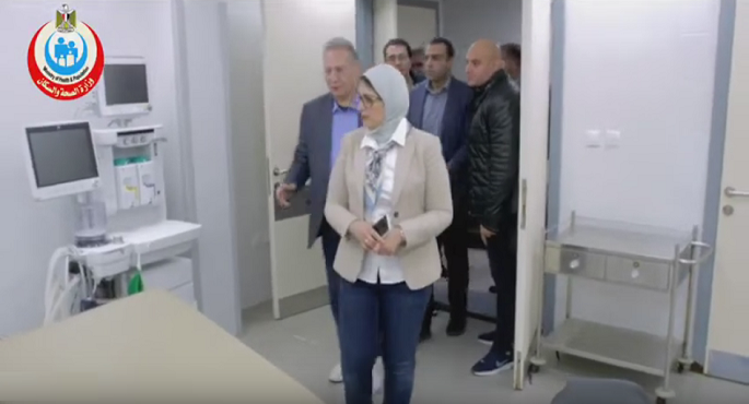 بالفيديو .. وزيرة الصحة تتفقد جاهزية مستشفى الإخلاء وعيادات الحجر الصحى استعداداً لاستقبال المصريين القادمين من الصين