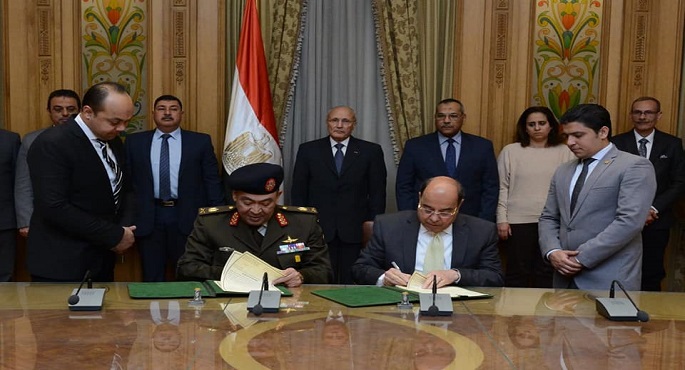 بالصور .. العصار يشهد توقيع بروتوكول تعاون مع الخدمة الوطنية للنهوض بالقدرات الإنتاجية فى المجالات الزراعية
