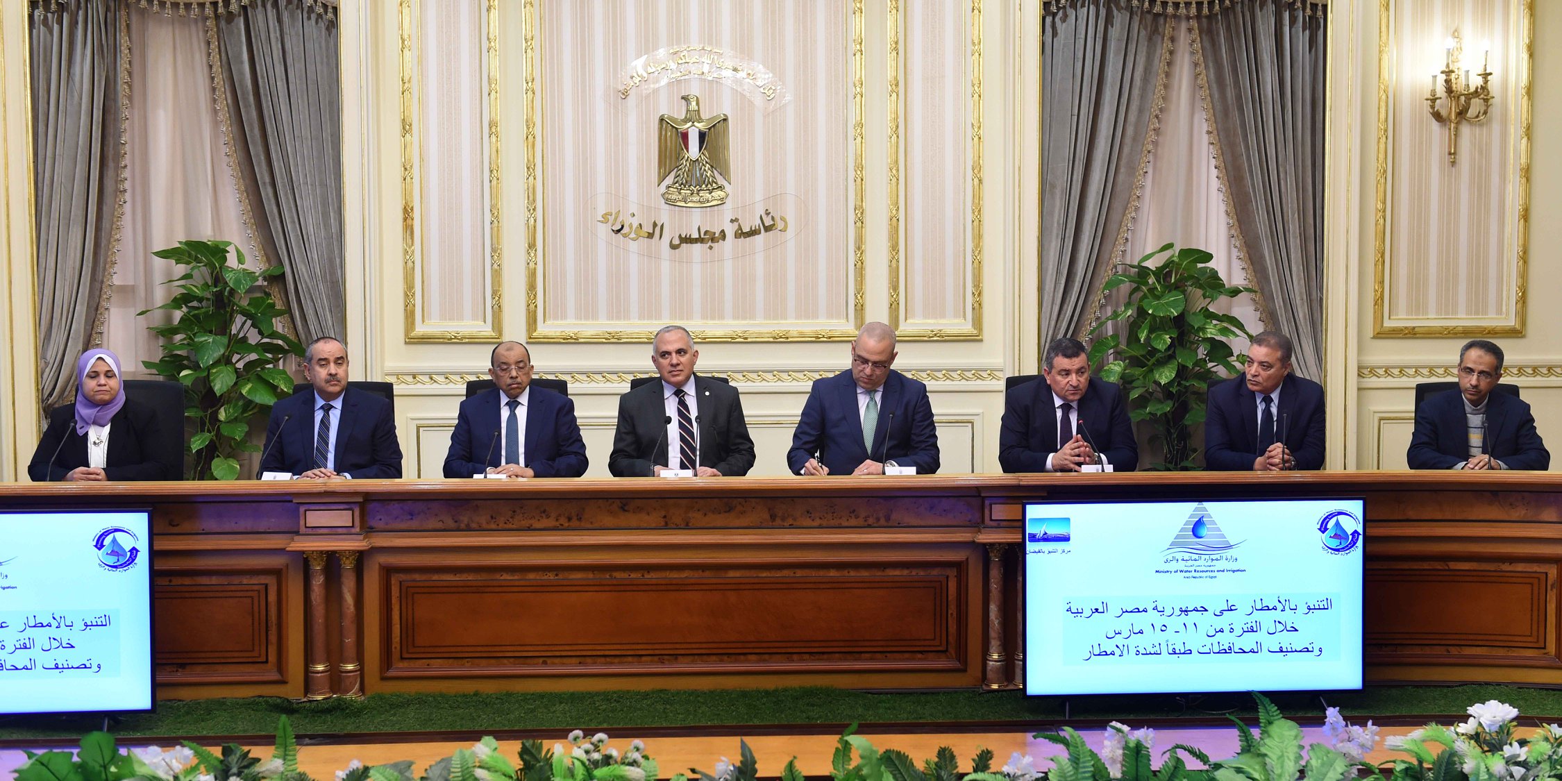 بالصور..الحكومة تتابع خطة طوارئ لمواجهة الأمطار والتقلبات الجوية