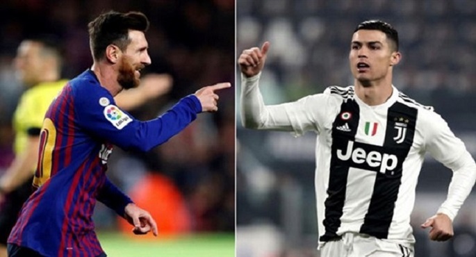 رونالدو وميسي يتنافسان في التبرع لمكافحة فيروس كورونا