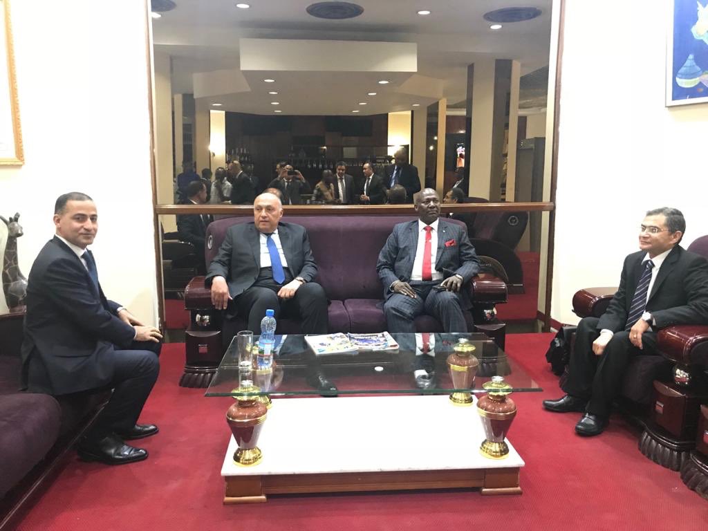 بالصور.. شكري يصل كينشاسا في إطار جولته الافريقية