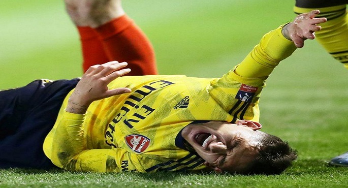 توريرا لاعب وسط أرسنال يغيب عن الملاعب بسبب كسر في الكاحل