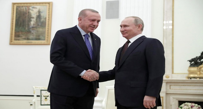 اتفاق روسيا وتركيا على وقف إطلاق النار في إدلب بسوريا.. وأردوغان يعلن أن التطبيق سيتم منتصف ليل الخميس