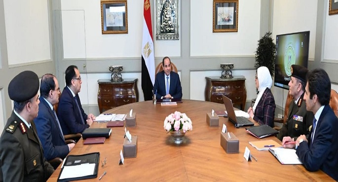 السيسي يوجه بتشديد الرقابة الصحية على منافذ الدخول للبلاد لمواجهة فيروس كورونا