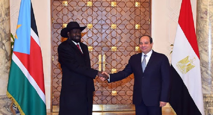 الرئيس السيسي يتلقى رسالة من سلفا كير لبحث التعاون المشترك بين البلدين