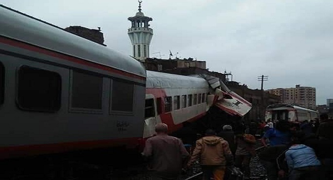 الصحة : خروج جميع المصابين فى حادث قطار إمبابة باستثناء 4 فقط .. وحالتهم مستقرة