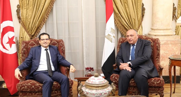 شكرى يؤكد موقف مصر الداعم لتونس في مواجهة الإرهاب
