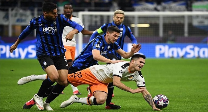 فالنسيا يلعب اليوم بدون جماهيره ضد أتالانتا فى دورى ابطال اوروبا