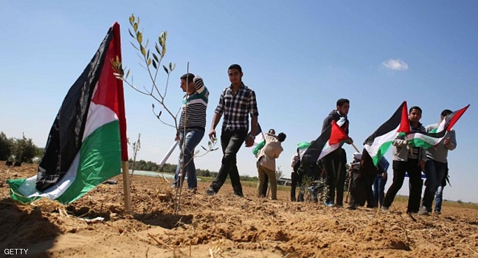 يوم الأرض الفلسطينى .. ومشهد خالد لنضال الفلسطينيين