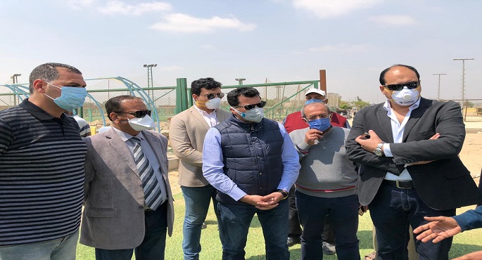 بالصور .. وزير الرياضة يتفقد أعمال الإنشاءات الجارية بمراكز شباب أهالينا والهايكستب والأسمرات