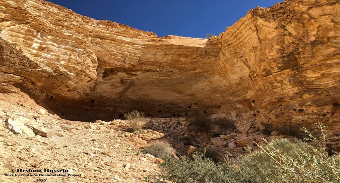 بالصور .. الآثار: اكتشاف كهف أثري بوادي الظلمة بشمال سيناء