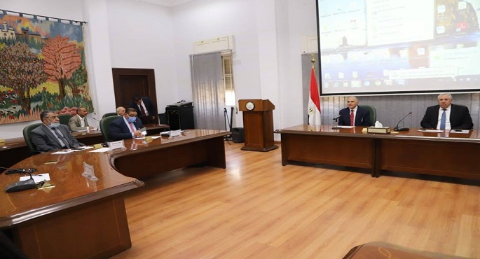 بالصور.. وزيرا الزراعة والري يبحثان القضايا المشتركة بين الوزارتين وآلية تطوير نظم الري في الأراضي الزراعية