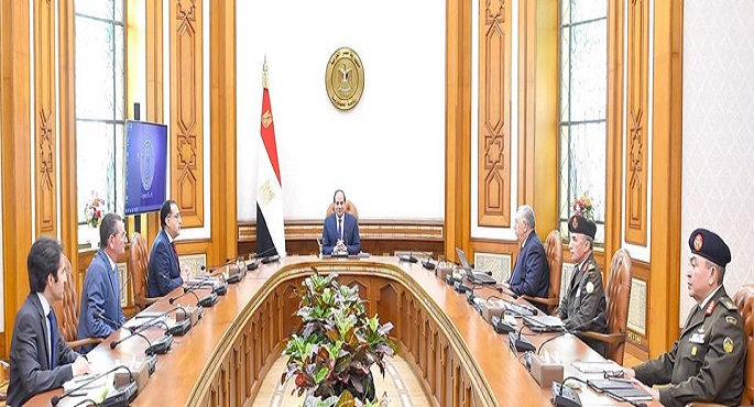 بالفيديو.. السيسي يوجه بالتوسع في رقعة استصلاح الأراضي لزراعة المحاصيل الاستراتيجية