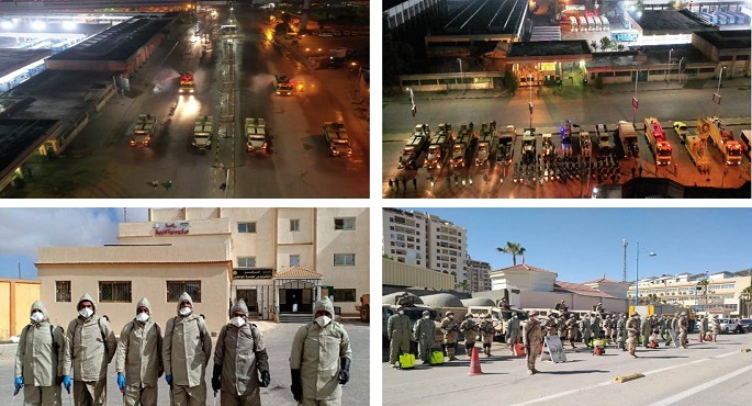 بالفيديو.. القوات المسلحة تواصل أعمال التطهير والتعقيم الوقائي بمحافظتي الجيزة ومطروح