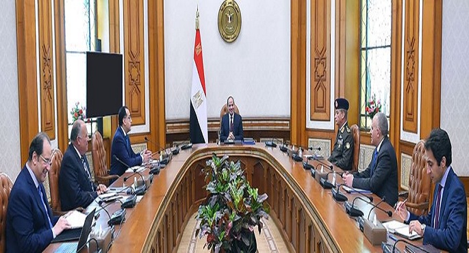 السيسى يتابع جهود إدارة عملية مكافحة انتشار فيروس كورونا ويستعرض اجراءات تأمين الحدود ا