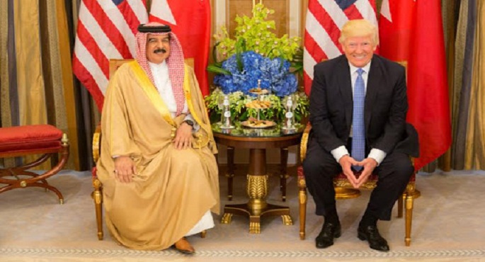 العاهل البحريني يبحث مع ترامب التعاون الثنائي وجهود دعم الاستقرار بالمنطقة