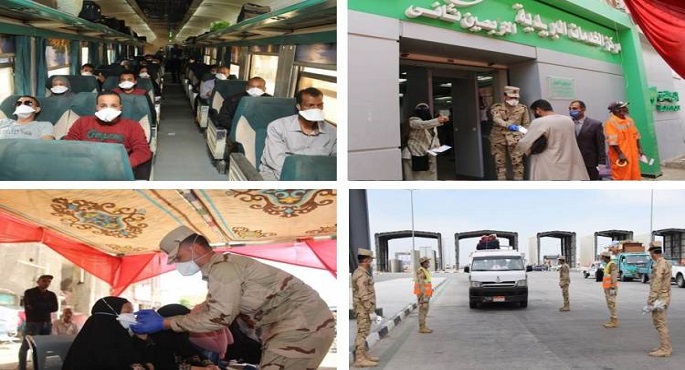 بالفيديو .. القوات المسلحة تواصل توزيع الكمامات  الطبية على المواطنين مجاناً