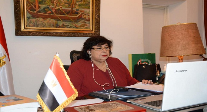 بالصور .. مصر تترأس أول اجتماع استثنائي عن بُعد لوزراء الثقافة في الوطن العربى