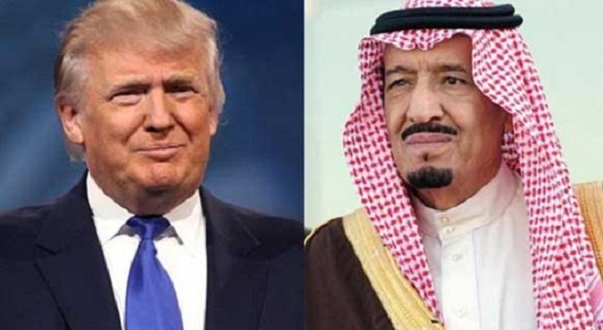 ترامب وعاهل السعودية يؤكدان الروابط الدفاعية في اتصال هاتفي