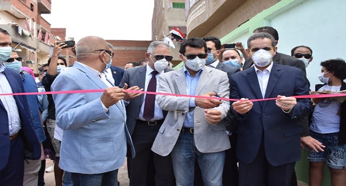 وزير الرياضة يفتتح أربعة ملاعب جديدة بمحافظة الغربية