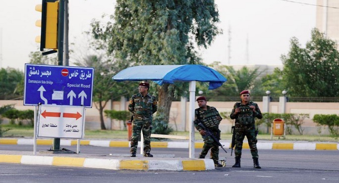 سقوط صاروخين على الأقل على المنطقة الخضراء ببغداد ولا إصابات