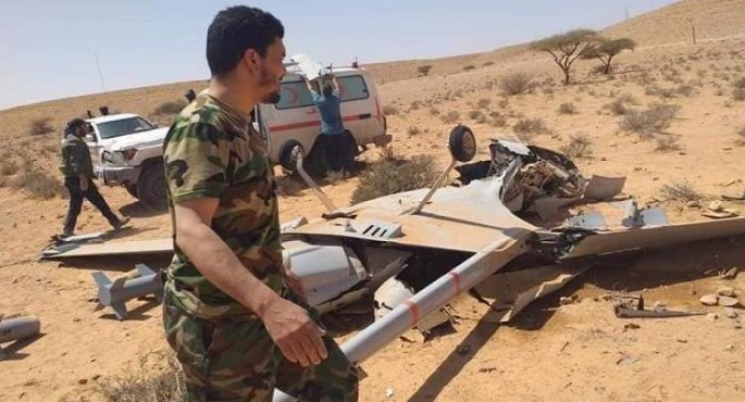 الجيش الليبى يسقط 5 طائرات تركية مسيرة استهدفت المدنيين فى ترهونة