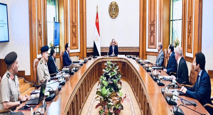 الرئيس السيسي يستعرض مع مدبولي الموقف التنفيذي لمشروعات تنمية محافظة شمال سيناء