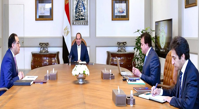 الرئيس السيسي يتابع دور التعليم العالي والبحث العلمي في جهود مواجهة كورونا