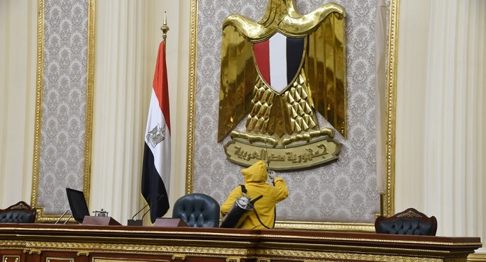 بالصور.. مجلس النواب يتخذ إجراءات وقائية بعد تأكد إصابة نائبة بكورونا