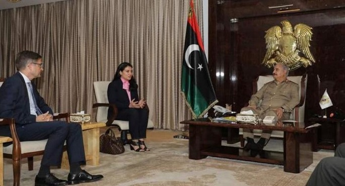 السفير الألماني بعد لقائه حفتر: يجب استئناف محادثات 5+ 5 لوقف النار