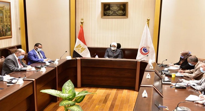 بالصور .. وزيرة الصحة: إطلاق مبادرة رئيس الجمهورية لمتابعة وعلاج الأمراض المزمنة السبت