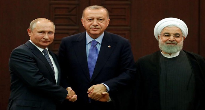 الكرملين: بوتين وأردوغان وروحاني يبحثون يوم الأربعاء الوضع في سوريا