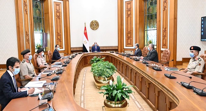 الرئيس السيسي يتابع جهود الدولة في التوسع في رقعة استصلاح الأراضي