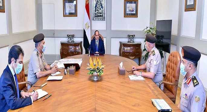 السيسي يستعرض الموقف التنفيذي للأعمال الإنشائية الجارية في عدد من منشآت ومرافق العاصمة الإدارية الجديدة