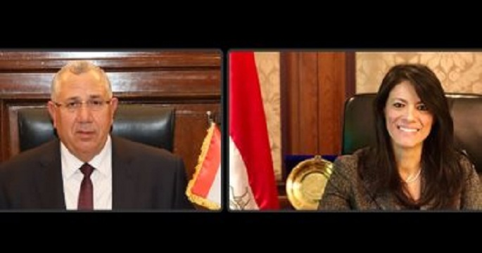وزيرا التعاون الدولى والزراعة يبحثان توفير الأمن الغذائى فى ظل كورونا