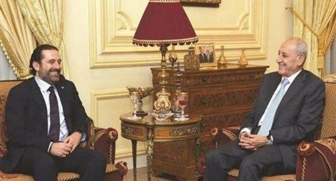 بري والحريري يؤكدان أهمية الحفاظ على السلم الأهلي ووأد أي محاولة للفتنة