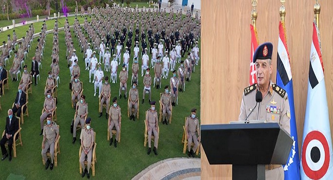 بالفيديو والصور.. وزير الدفاع يشهد تخريج دورات جديدة من دارسى أكاديمية ناصر العسكرية العليا وكلية القادة والأركان