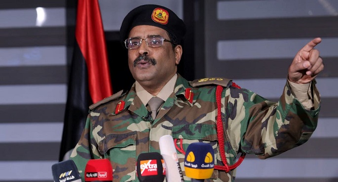 المسمارى : خروج الإرهابيين والغزاة الاتراك شرط الجيش الليبى للحوار