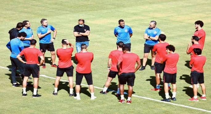 الأهلى يبدأ أول تدريباته فى زمن كورونا على ملعب التتش