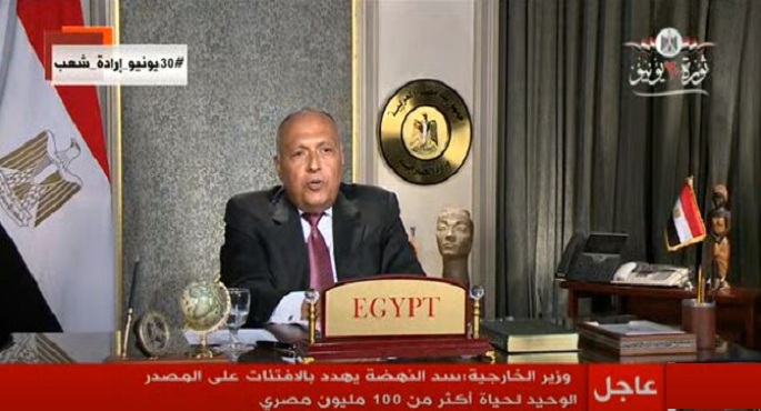 شكرى أمام مجلس الأمن : ملء سد النهضة دون إتفاق يهدد حياة 100 مليون مصرى .. ومصر لن تسمح بتهديد أمنها المائى
