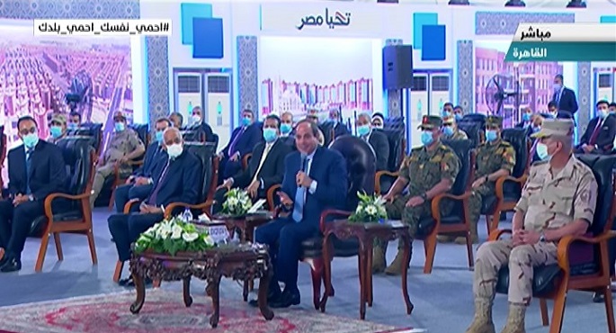 الرئيس السيسي يشهد افتتاح المرحلة الثالثة من مشروع مدينة الأسمرات